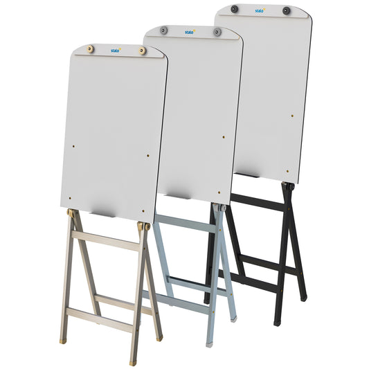Flip Chart Lousa Quadro Branco Regulável Soft MDF Revestido